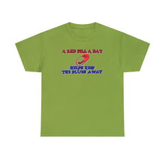 A red pill a day helps keep the blues away - T-Shirt - Witty Twisters Fashions