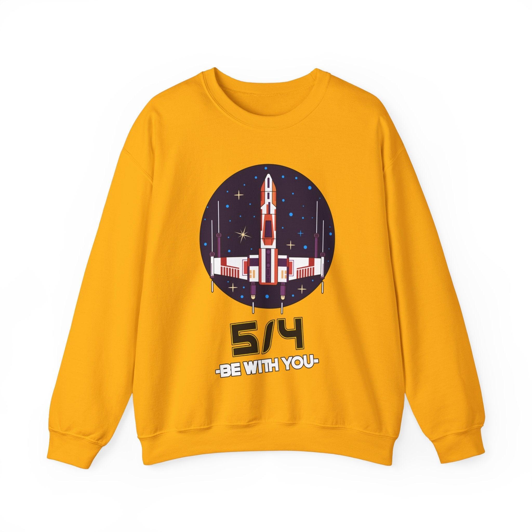 5/4 be with you - Star Wars Day - Sweatshirt - Witty Twisters Fashions