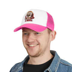 I Drive To Survive - Mesh Trucker Hat - Witty Twisters Fashions