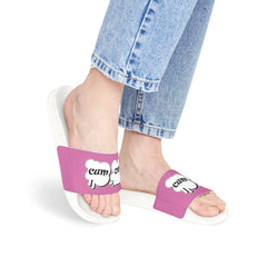 Cum On! - Women's Removable-Strap Sandals - Witty Twisters Fashions