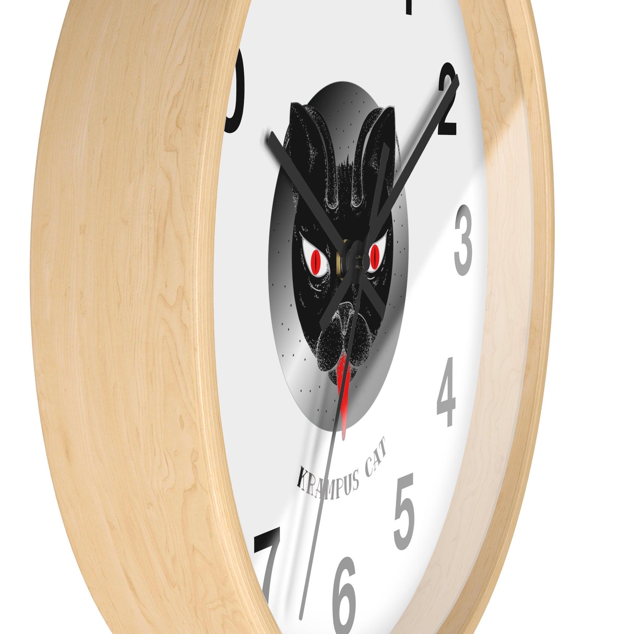 Krampus Cat - Wall Clock - Witty Twisters Fashions