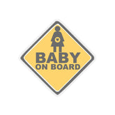 Baby On Board Sign - Kiss-Cut Stickers - Witty Twisters Fashions