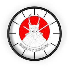 Unhappy Krampus - Wall Clock - Witty Twisters Fashions