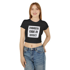 Undress Code In Effect - Women's Baby Tee - Witty Twisters Fashions