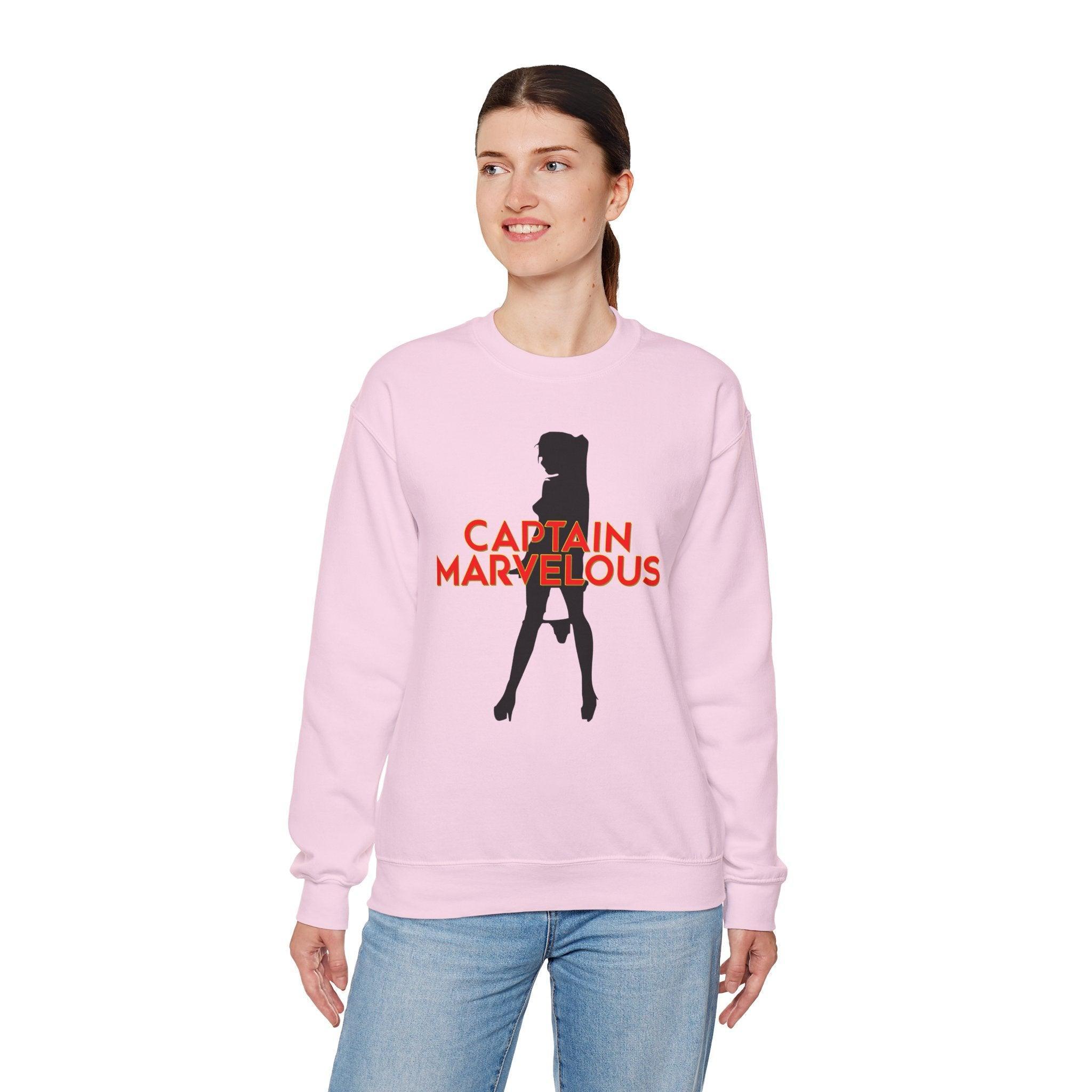 Captain Marvelous - Sweatshirt - Witty Twisters Fashions