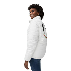 Merry MF Christmas - Women’s Puffer Jacket - Witty Twisters Fashions