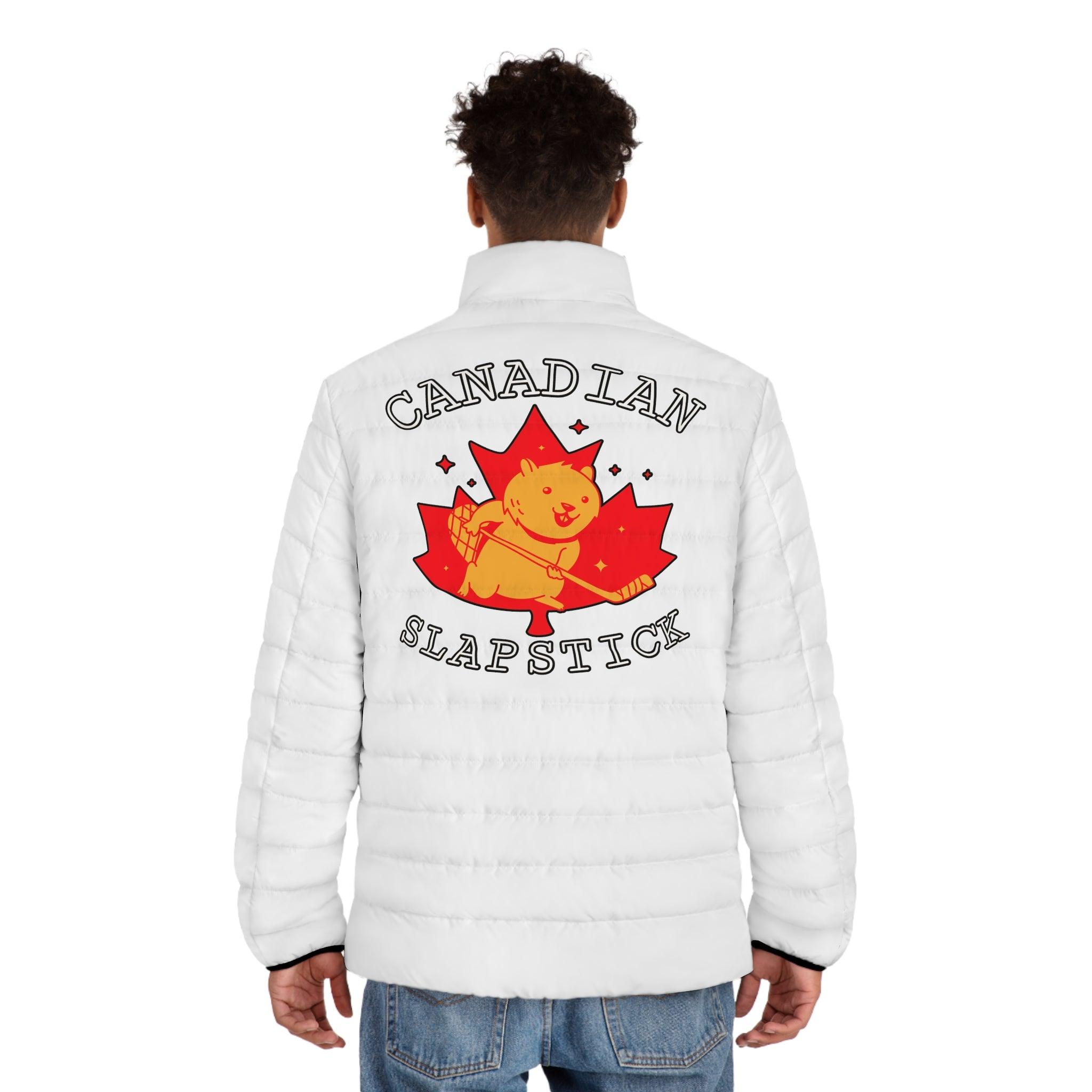 Canadian Slapstick - Men's Puffer Jacket - Witty Twisters Fashions