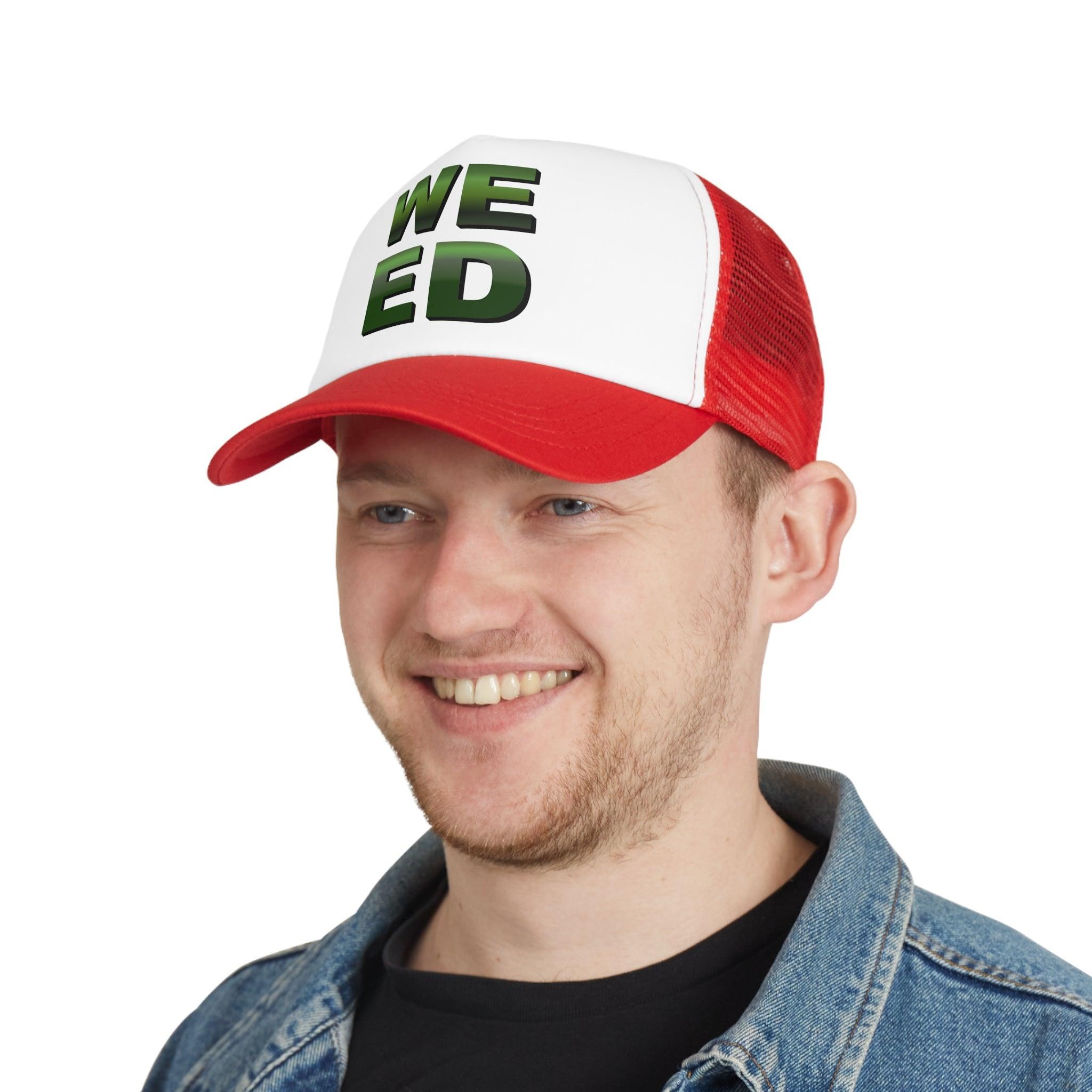Weed - Mesh Trucker Hat - Witty Twisters Fashions