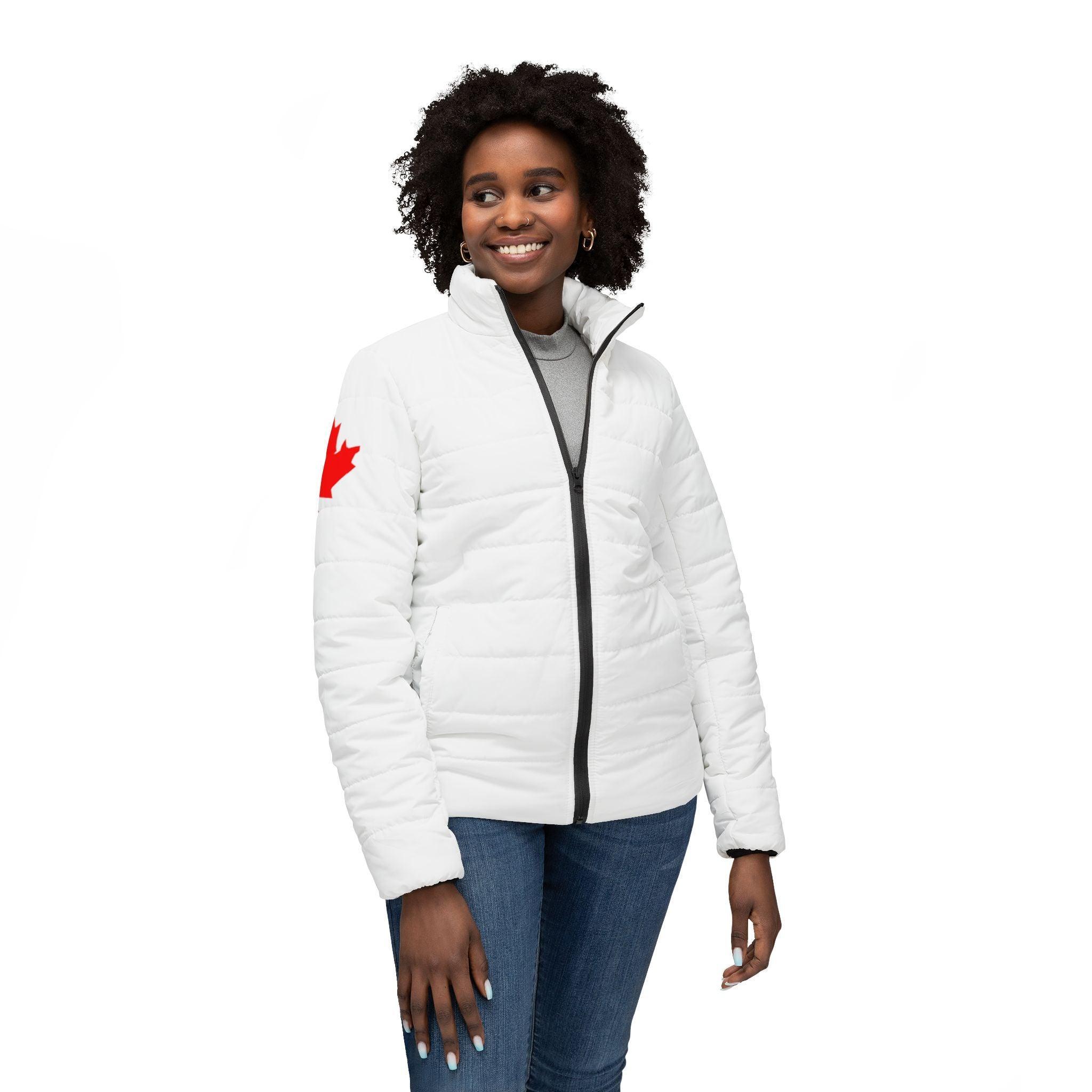 Hockey Fight In Canada - Women’s Puffer Jacket - Witty Twisters Fashions