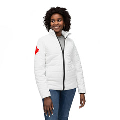 Hockey Fight In Canada - Women’s Puffer Jacket - Witty Twisters Fashions