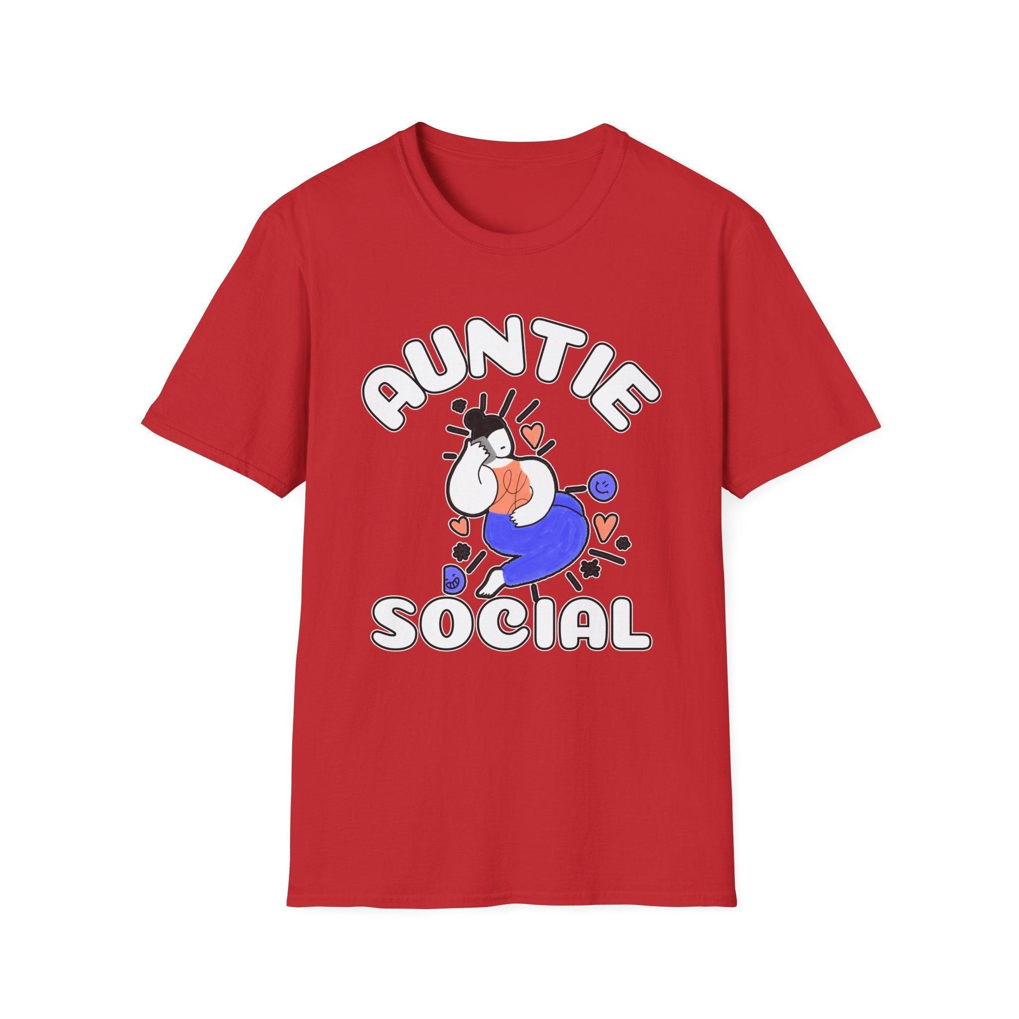 Auntie Social - Softstyle T-Shirt - Witty Twisters Fashions