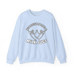 Biodegradable Milk Jugs - Sweatshirt - Witty Twisters Fashions