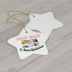 Holy Crap I Love Christmas - Ceramic Ornaments - Witty Twisters Fashions