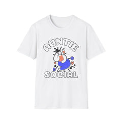 Auntie Social - Softstyle T-Shirt - Witty Twisters Fashions