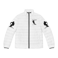 Hockey A Passive Aggressive Game - Men's Puffer Jacket - Witty Twisters Fashions