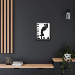 Moaner Lisa - Framed Poster - Witty Twisters Fashions