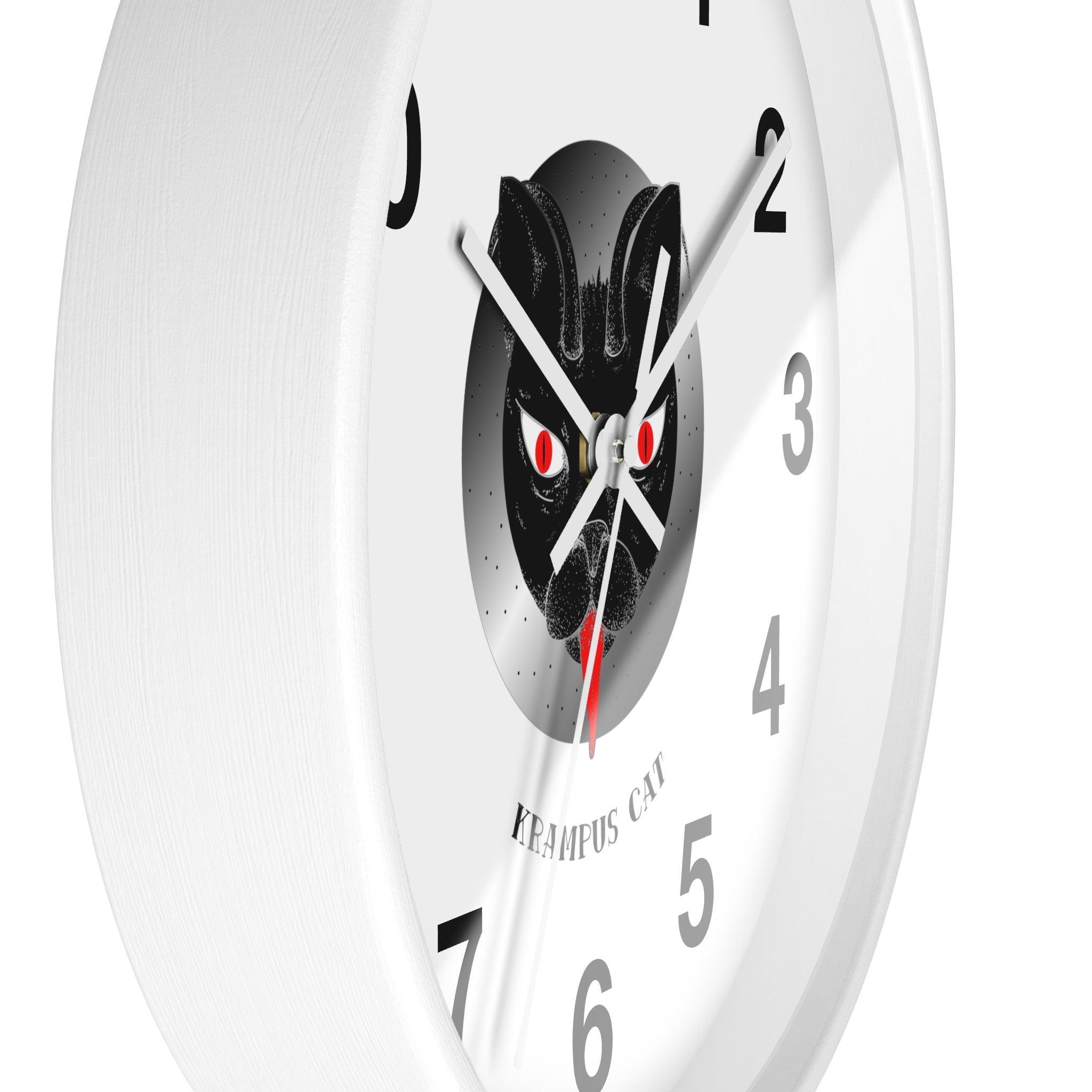 Krampus Cat - Wall Clock - Witty Twisters Fashions