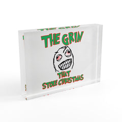 The Grin That Stole Christmas - Photo Block - Witty Twisters Fashions