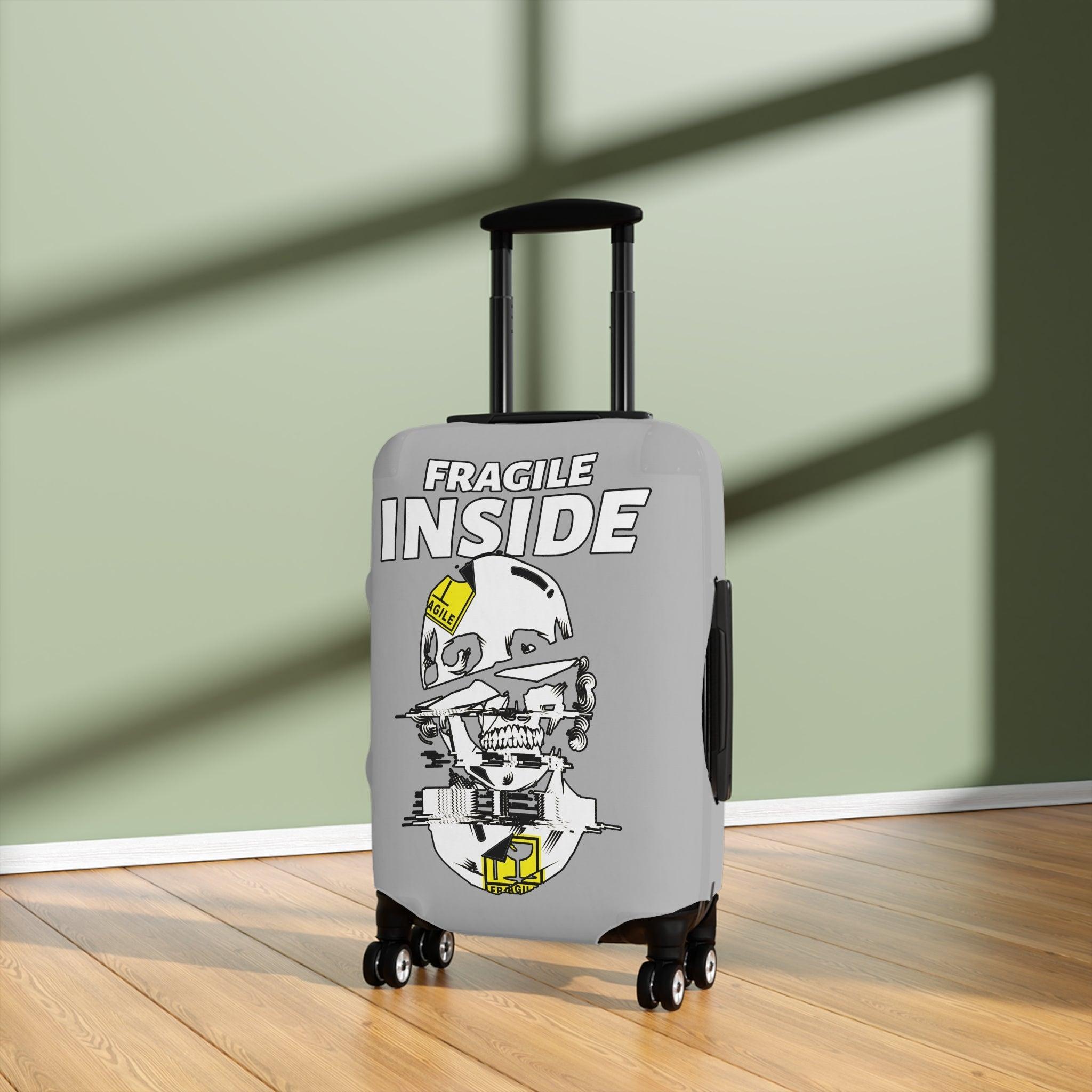 Fragile Inside - Luggage Cover - Witty Twisters Fashions