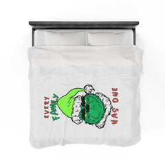 Every Family Has One - Velveteen Plush Blanket - Witty Twisters Fashions