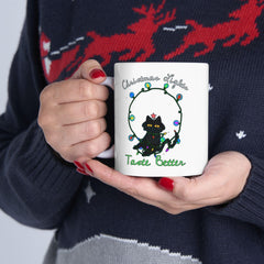 Christmas Lights Taste Better - Ceramic Coffee Mug 11oz, 15oz - Witty Twisters Fashions
