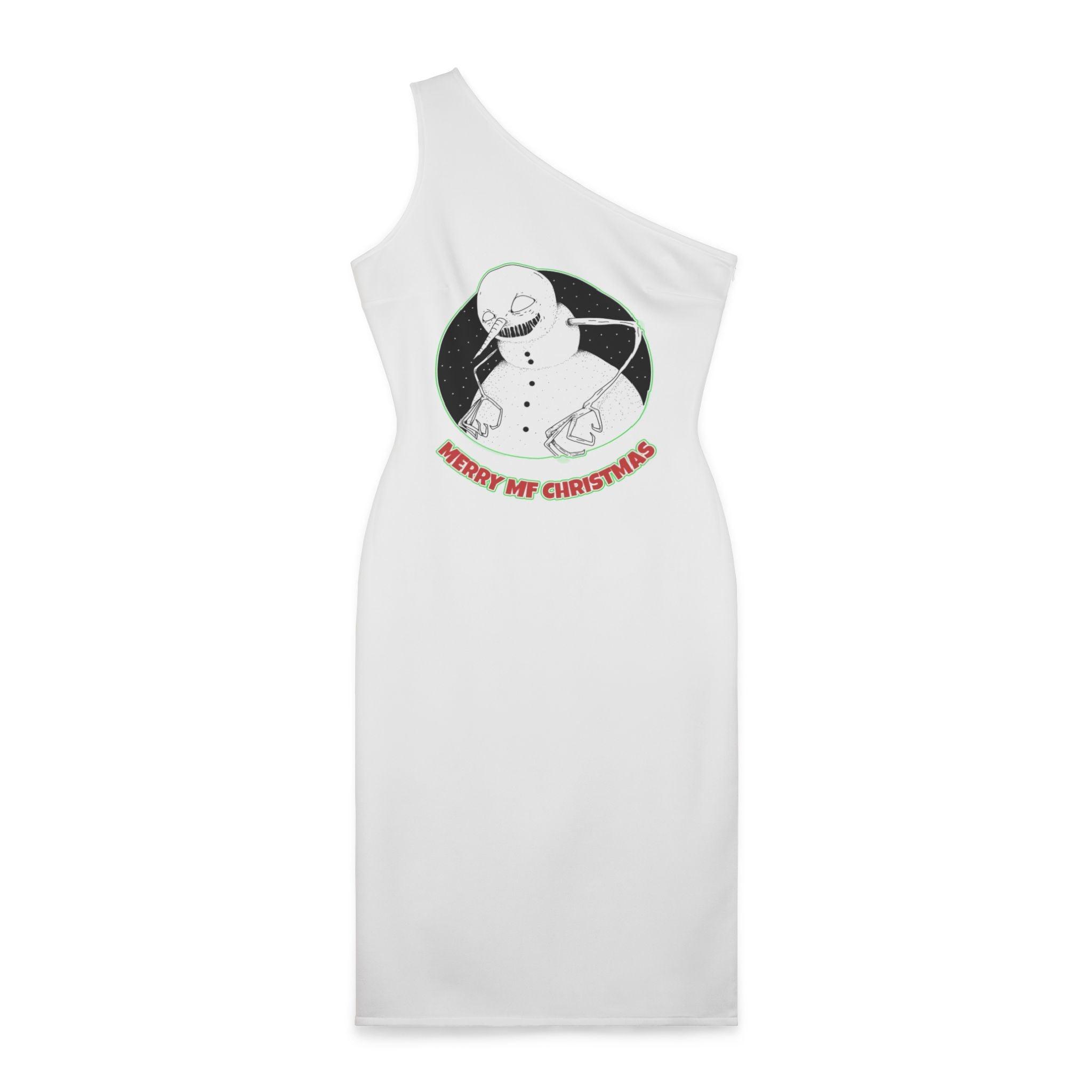Merry MF Christmas - Shoulder Dress - Witty Twisters Fashions
