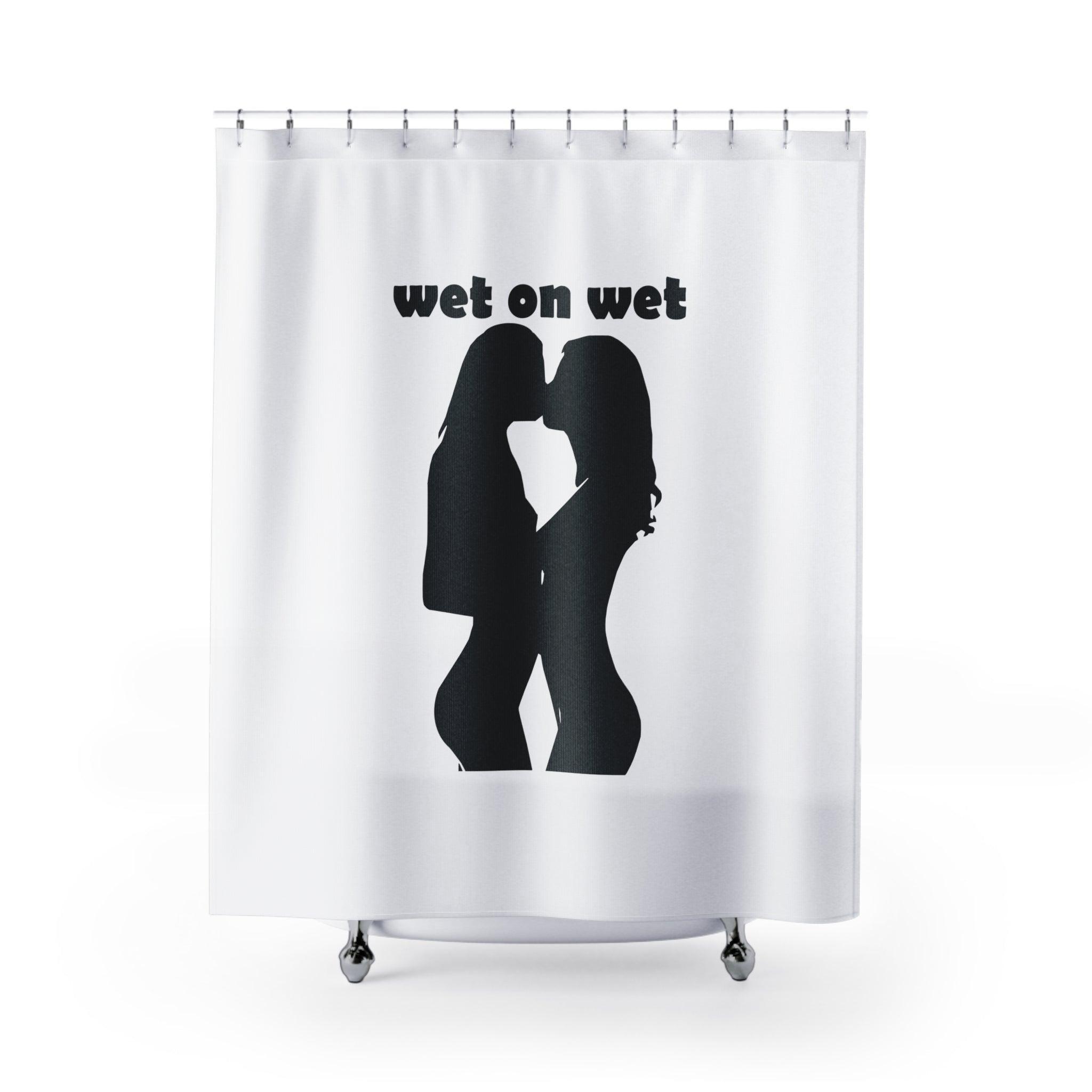Wet On Wet - Shower Curtains - Witty Twisters Fashions