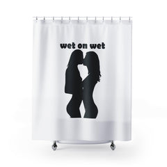 Wet On Wet - Shower Curtains - Witty Twisters Fashions