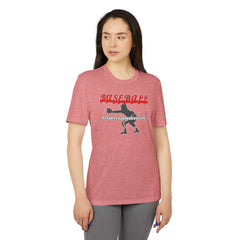 Baseball A passive aggressive game - adidas® Unisex Sport T-shirt - Witty Twisters Fashions