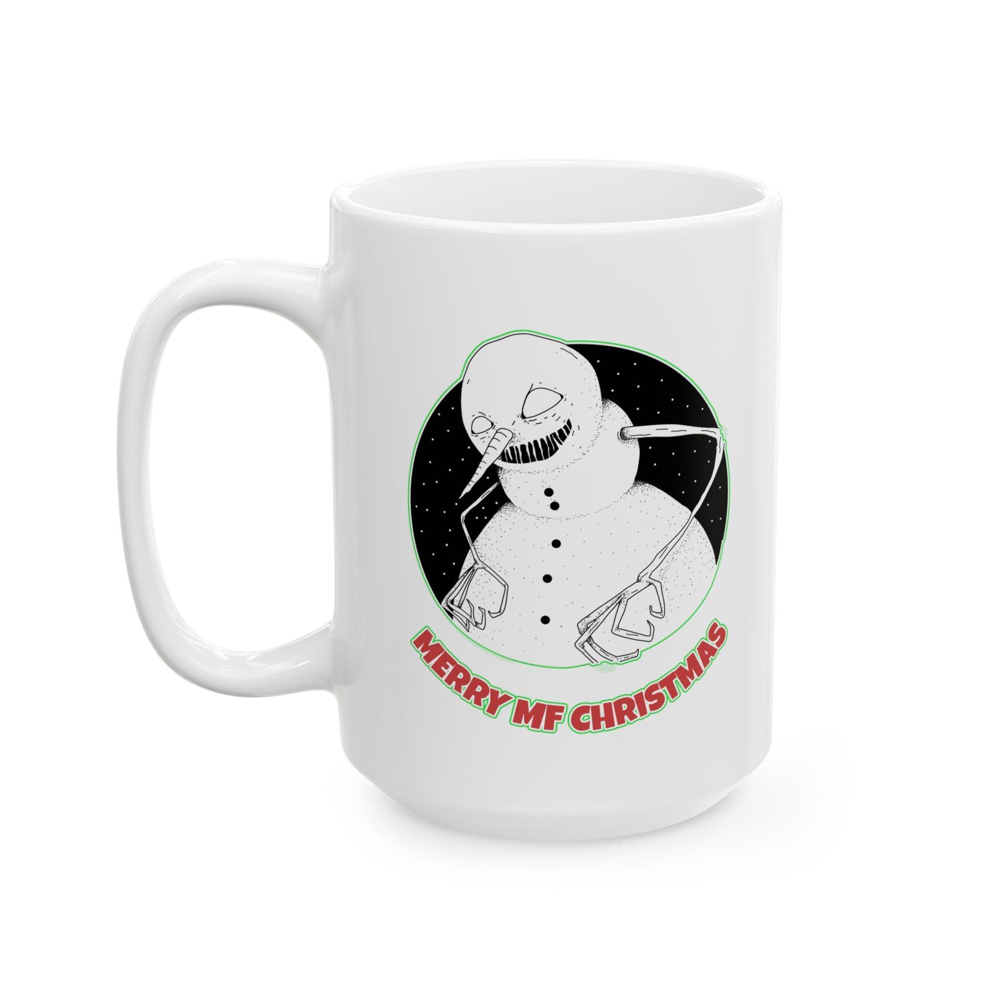 Merry MF Christmas - Ceramic Coffee Mug 11oz, 15oz - Witty Twisters Fashions