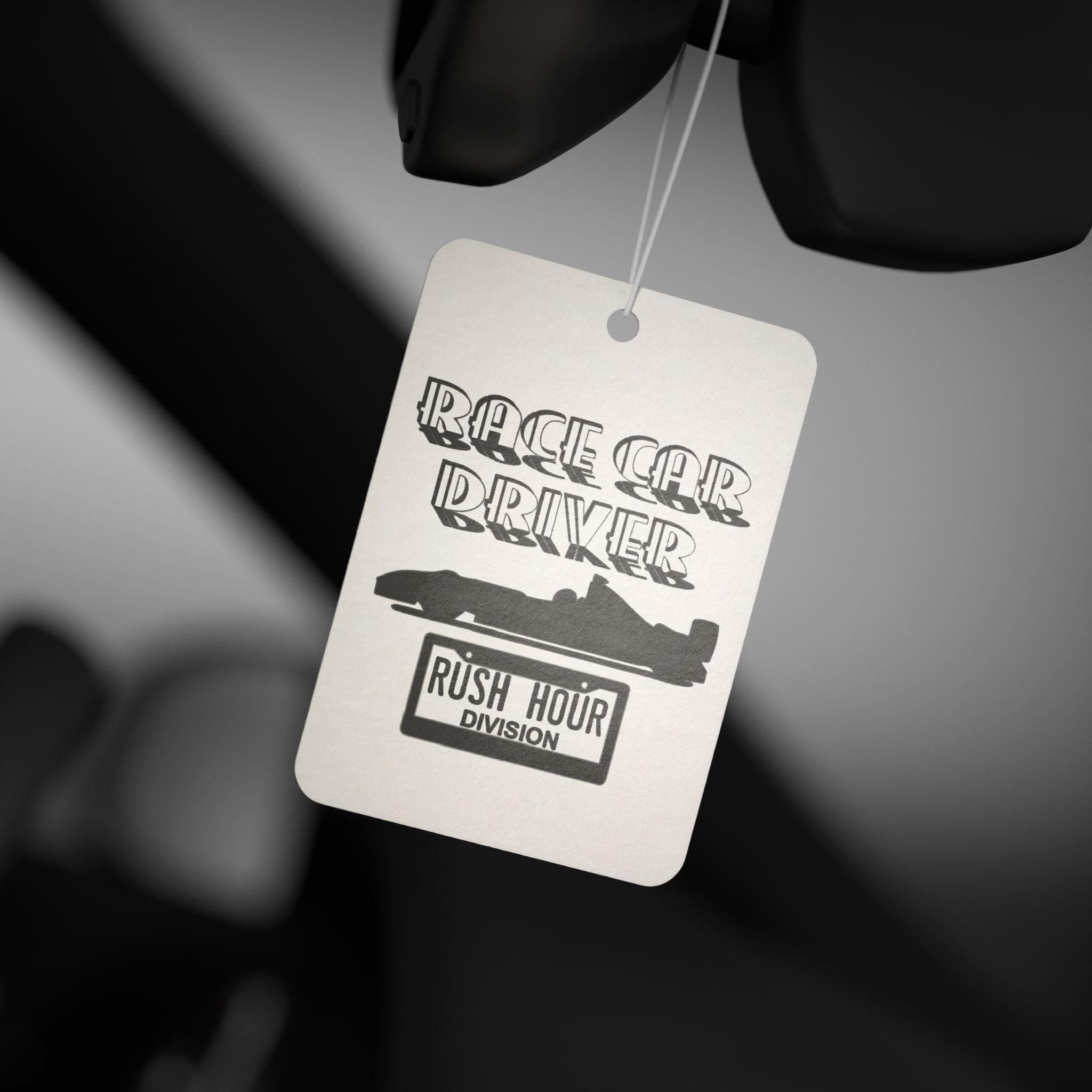 Race Car Driver Rush Hour Division - Vehicle Air Freshener - Witty Twisters Fashions