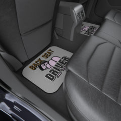 To Profile And Unnerve and Back Seat Driver - Car Floor Mats Set of 4 - Witty Twisters Fashions