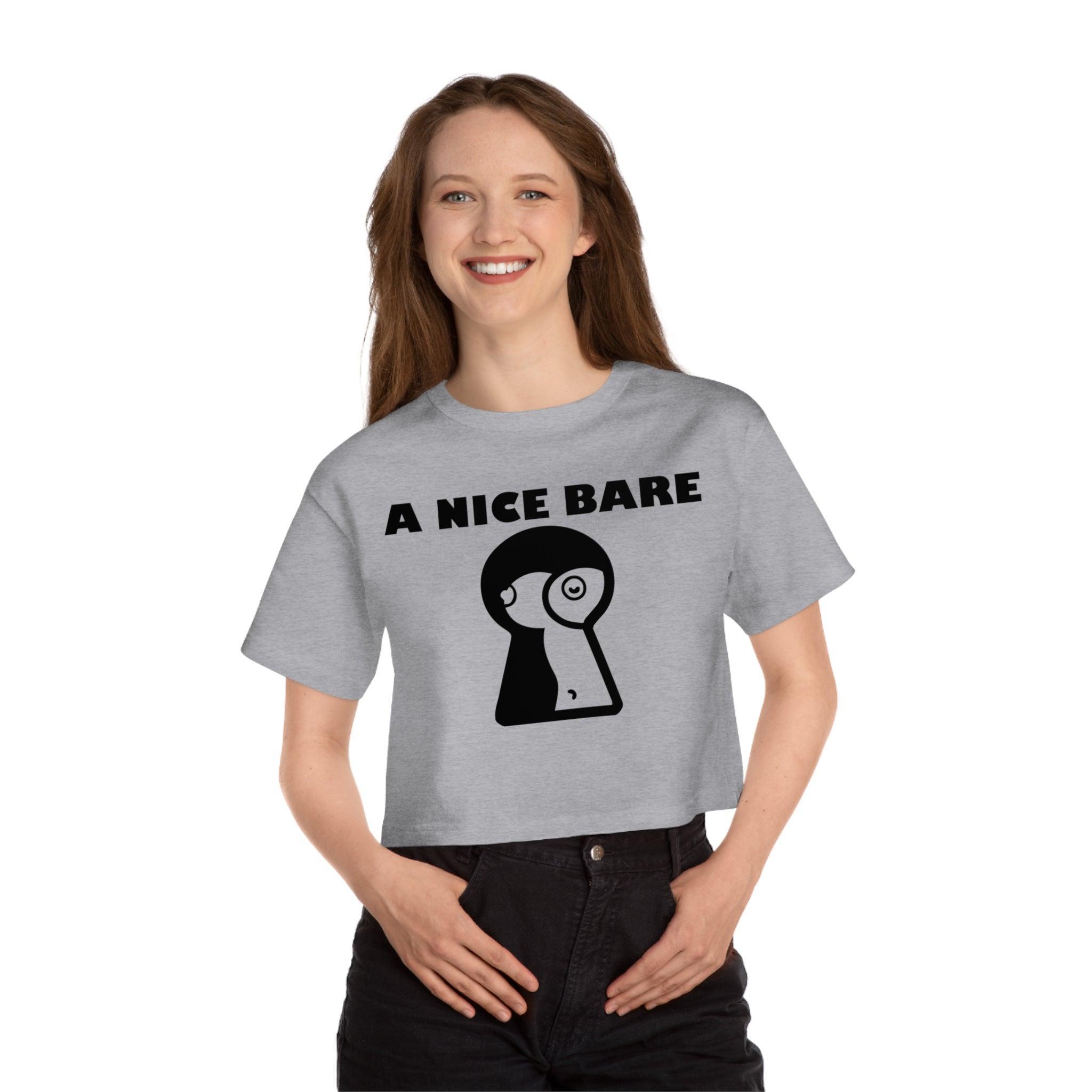 A Nice Bare - Women's Crop Top - Witty Twisters Fashions