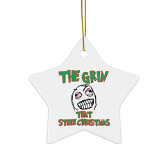 The Grin That Stole Christmas - Ceramic Ornaments - Witty Twisters Fashions