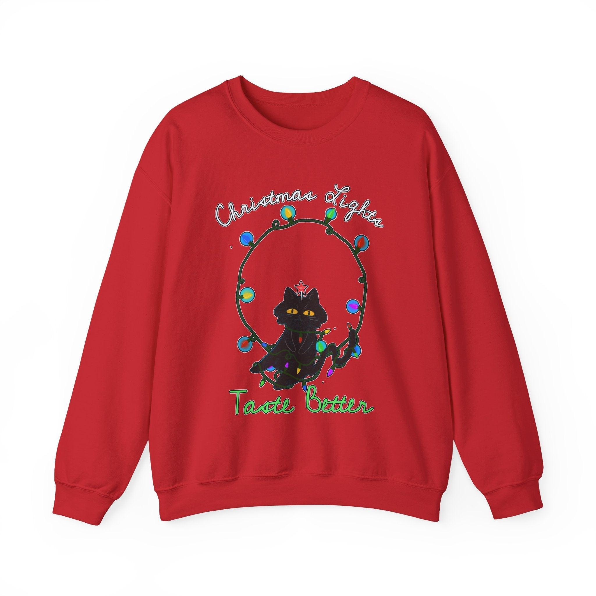 Christmas Lights Taste Better - Sweatshirt - Witty Twisters Fashions