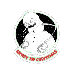 Merry MF Christmas - Kiss-Cut Stickers - Witty Twisters Fashions