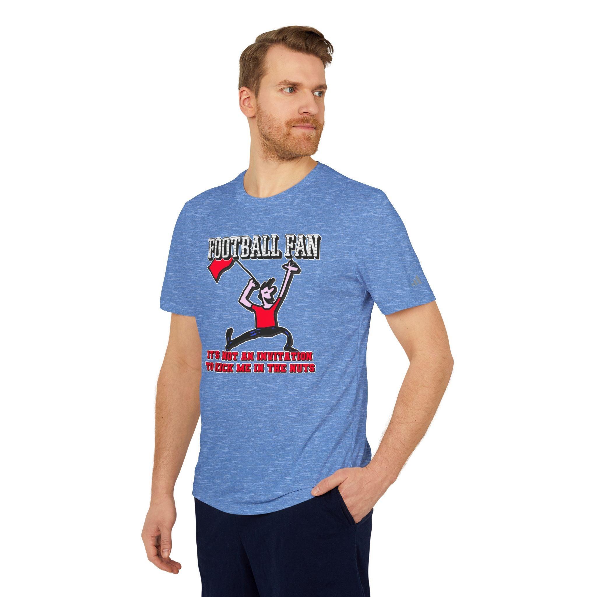 Football Fan - adidas® Unisex Sport T-shirt - Witty Twisters Fashions