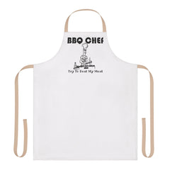 BBQ Chef Try To Beat My Meat - Cooking Apron - Witty Twisters Fashions