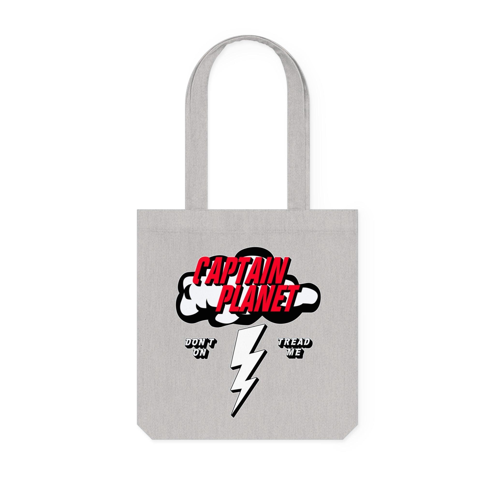 Captain Planet Don't Tread On Me - Woven Tote Bag - Witty Twisters Fashions