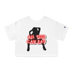 All You Can Eat - Women's Crop Top - Witty Twisters Fashions