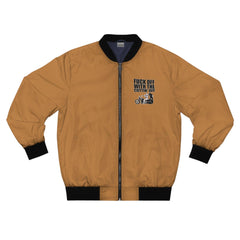 Fuck off with the cuttin' off - Men's Bomber Jacket - Witty Twisters Fashions