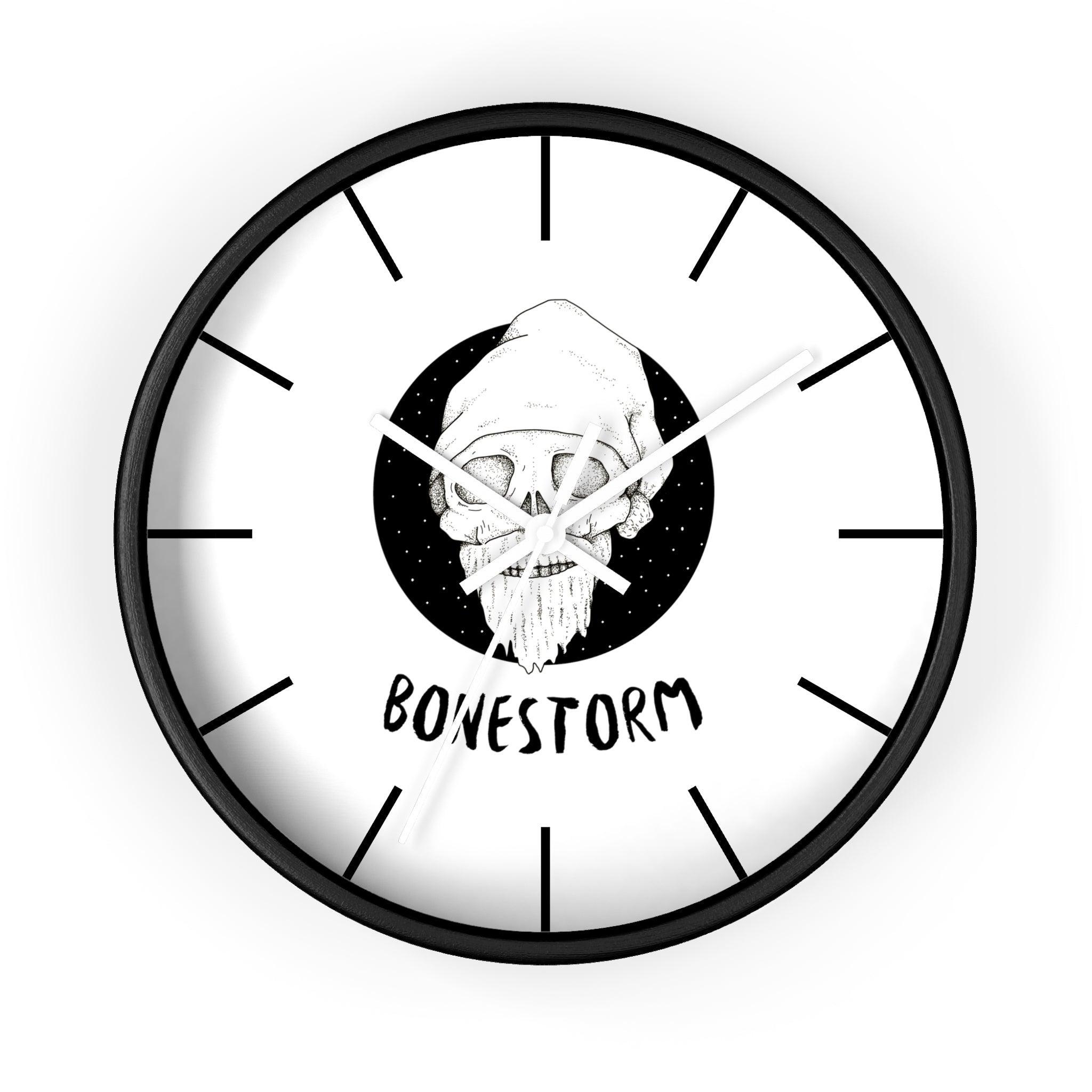Bonestorm - Wall Clock - Witty Twisters Fashions
