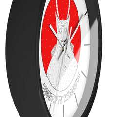 Unhappy Krampus - Wall Clock - Witty Twisters Fashions