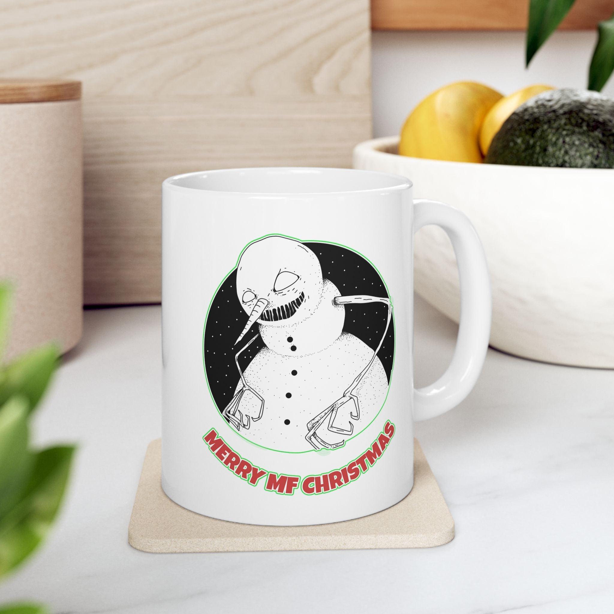 Merry MF Christmas - Ceramic Coffee Mug 11oz, 15oz - Witty Twisters Fashions
