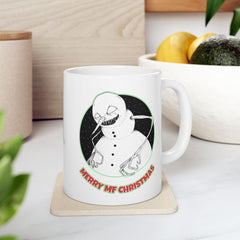Merry MF Christmas - Ceramic Coffee Mug 11oz, 15oz - Witty Twisters Fashions
