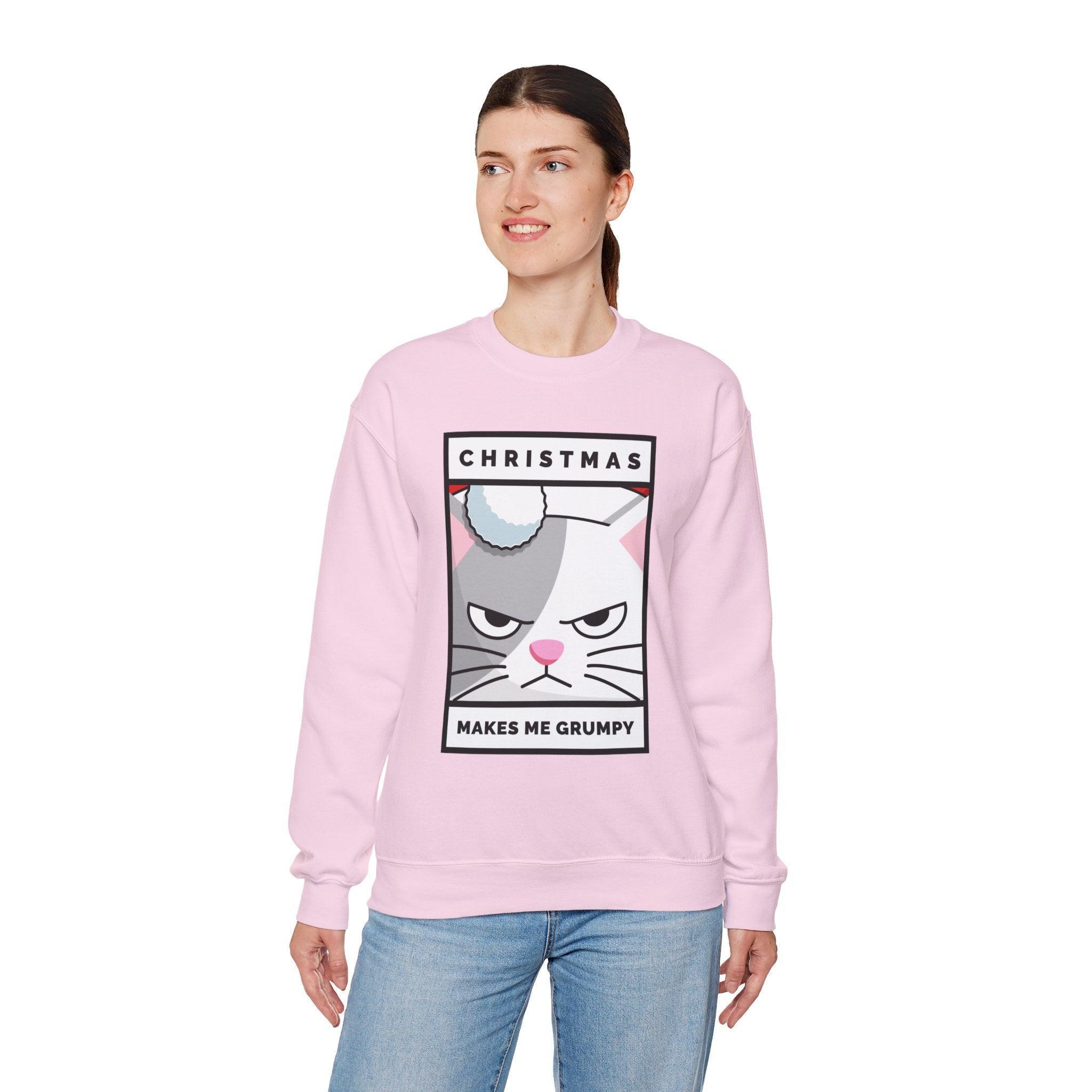 Christmas Makes Me Grumpy - Sweatshirt - Witty Twisters Fashions