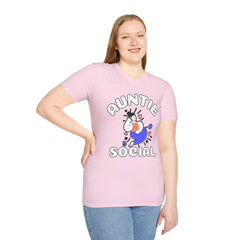 Auntie Social - Softstyle T-Shirt - Witty Twisters Fashions