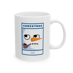 Christmas meh - Ceramic Coffee Mug 11oz, 15oz - Witty Twisters Fashions