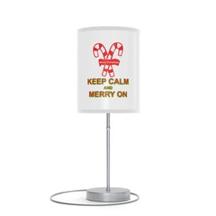 Keep Calm and Merry On - Lamp on a Stand - Witty Twisters Fashions