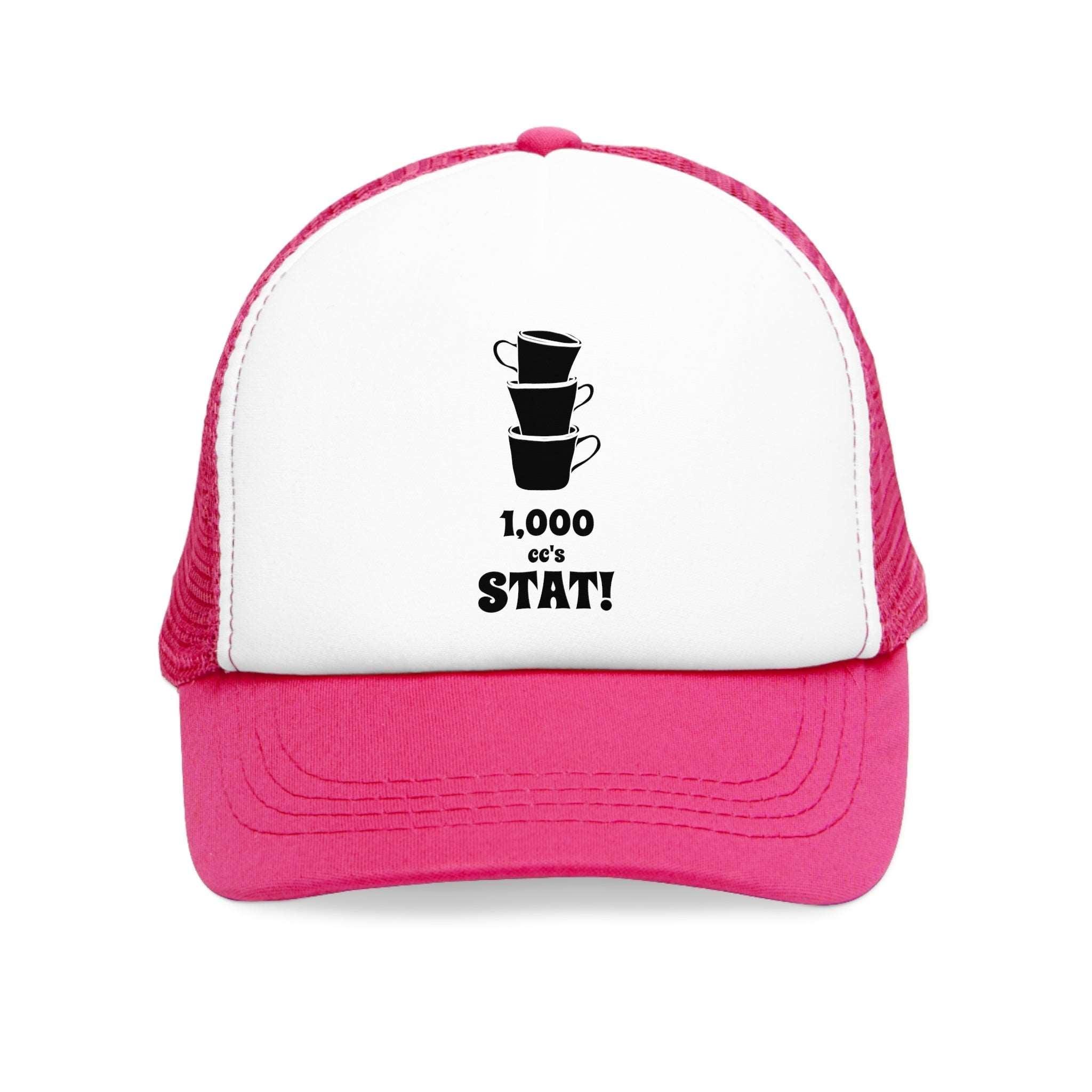 1,000 cc's Stat! - Mesh Trucker Hat - Witty Twisters Fashions